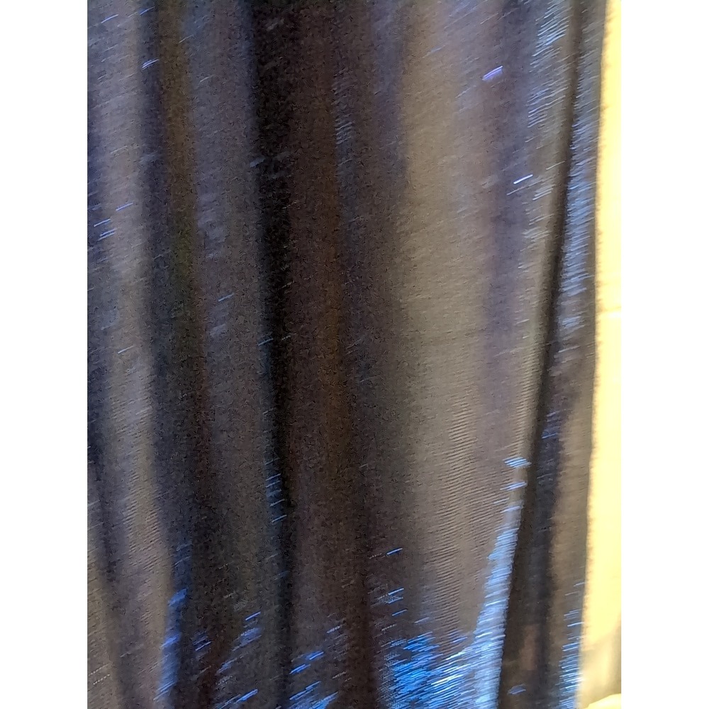 Betsy & Adam Vintage Blue Sequin Gown Rhinestone Strap Formal Dress Size 12 - Picture 12 of 12